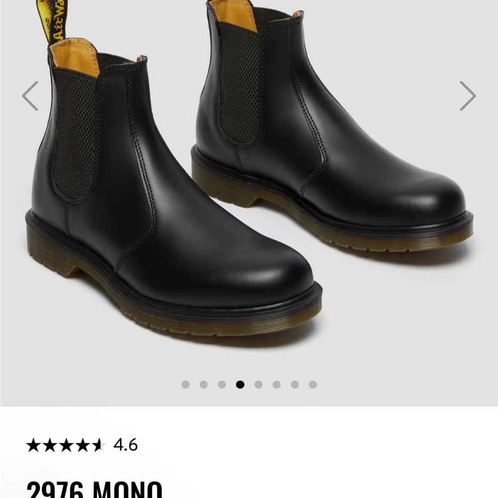 Dr. Martens Black 2976 Chelsea Boots. New in box. Unisex.